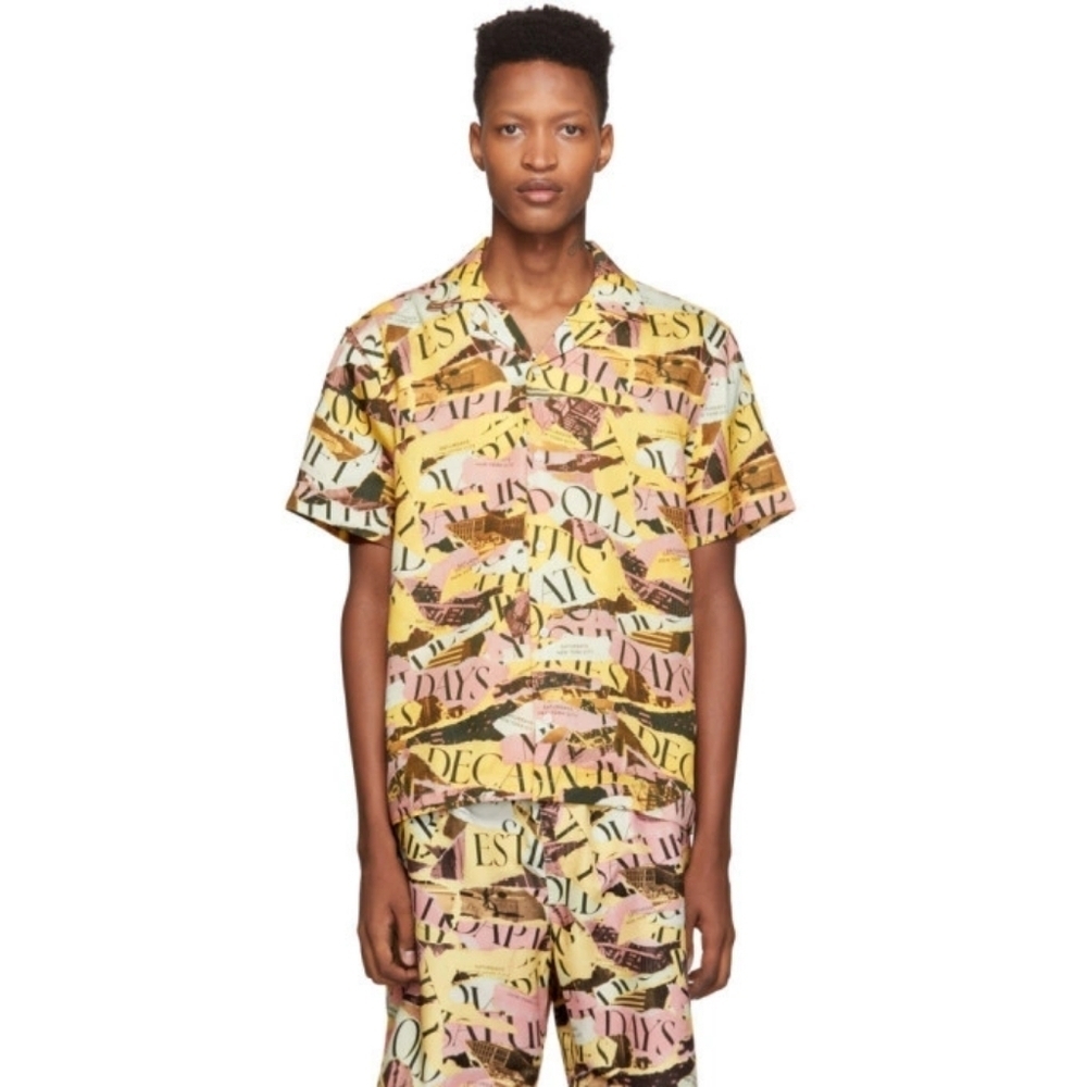 Saturdays NYC Multicolor Canty Decade Shirt Sz M